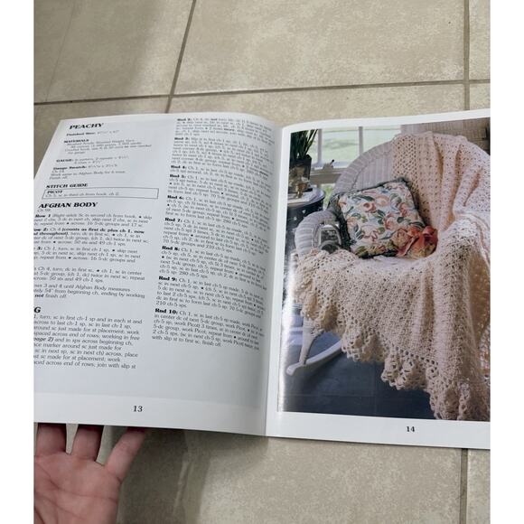 Set Of 3: Afghan Crochet Instruction Books - All Never Used! - Picture 9 of 13